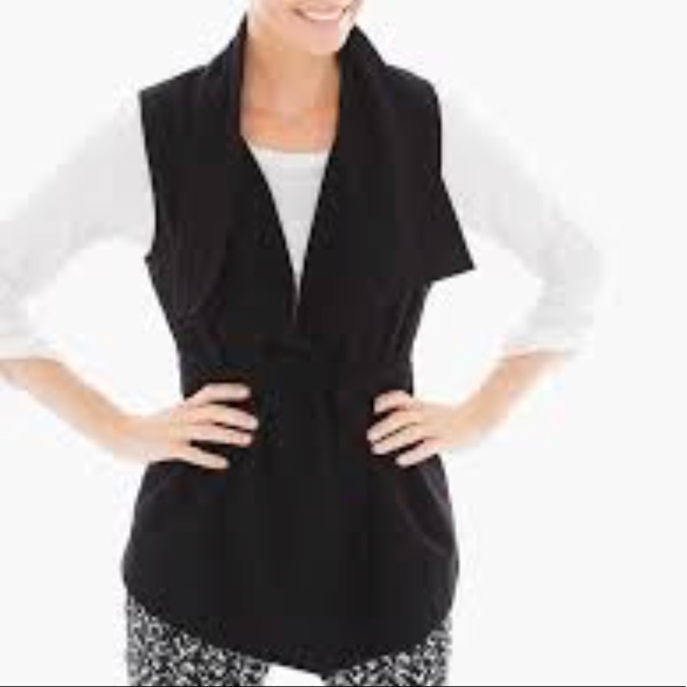 🔥NEW 🚫NO OFFERS🚫 POSH TAKES 20% + I HV COSTS L/12 CHICOS MARINA ZENERGY VEST